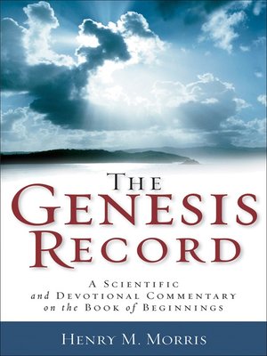 cover image of The Genesis Record